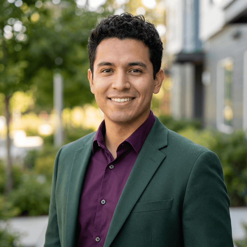 Marco Reyes, waterfront business owner, confident portrait